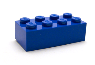 Blue lego block